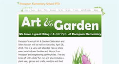 Desktop Screenshot of pesartandgarden.org